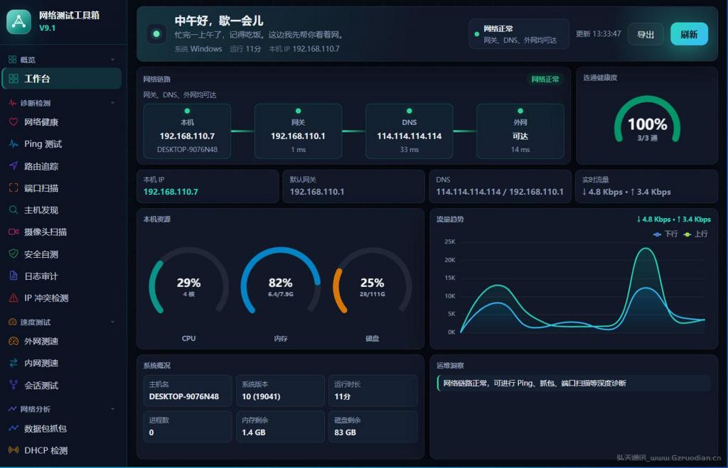 弱电必备，网络测试工具箱 9.1.0（对比 V9.0）新增重点优化